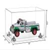 Better Display Cases Versatile Clear Acrylic Display Case - Medium Rectangle Box with Silver Risers and Clear Base 14" x 8" x 8.5" (A011-SR) view 2