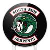 Acrylic Riverdale South Side Serpents Cake Topper Party Decoration for Wedding Anniversary Birthday Graduation view 3
