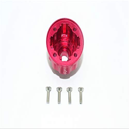 GPM for TRAXXAS-1/10 E-REVO VXL 86086-4 Aluminum DIFF CASE for Front/Rear/CENTER-5PC Set (red)