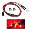 2PCS RC LED Light, 5mm Headlights RC Accessory Headlight LED Lights for RC Car (12# Red Light) Rc Car Lights Rc Led Light Bar view 1