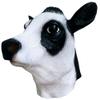 HENGYUTOYMASK Latex Cow Head Mask Milk Cow Farm Animal Moo Halloween Costume Party Masquerade Cosplay Party Fancy Dress view 4