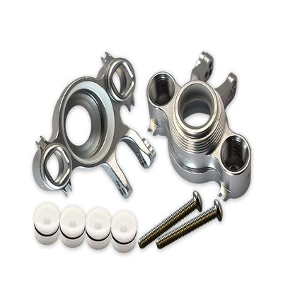 8pc Set Aluminum Front/Rear Knuckle Arms TRAXXAS-1/10 E-REVO 2.0 VXL 86086-4 by GPM (Silver)