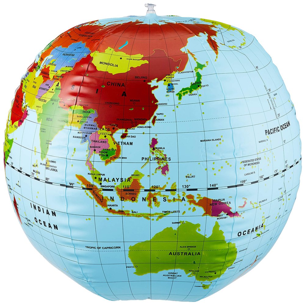 CALY - Inflatable Globe "The World" 50 cm - 019B