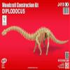 Diplodocus QUAY Woodcraft Construction Kit FSC view 2