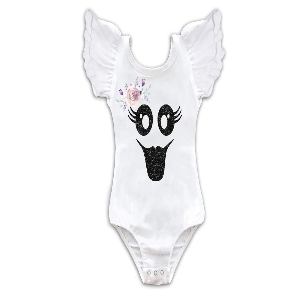 Baby Girl Cute Ghost Halloween Costume Leotard