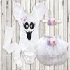 Baby Girl Cute Ghost Halloween Costume Leotard view 2