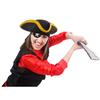 Chinco 24 Pcs Black Pirate Eye Patches Single Eye Skull Patches Silk Pirate Captain Costume for Halloween Cosplay Party Supplies view 4