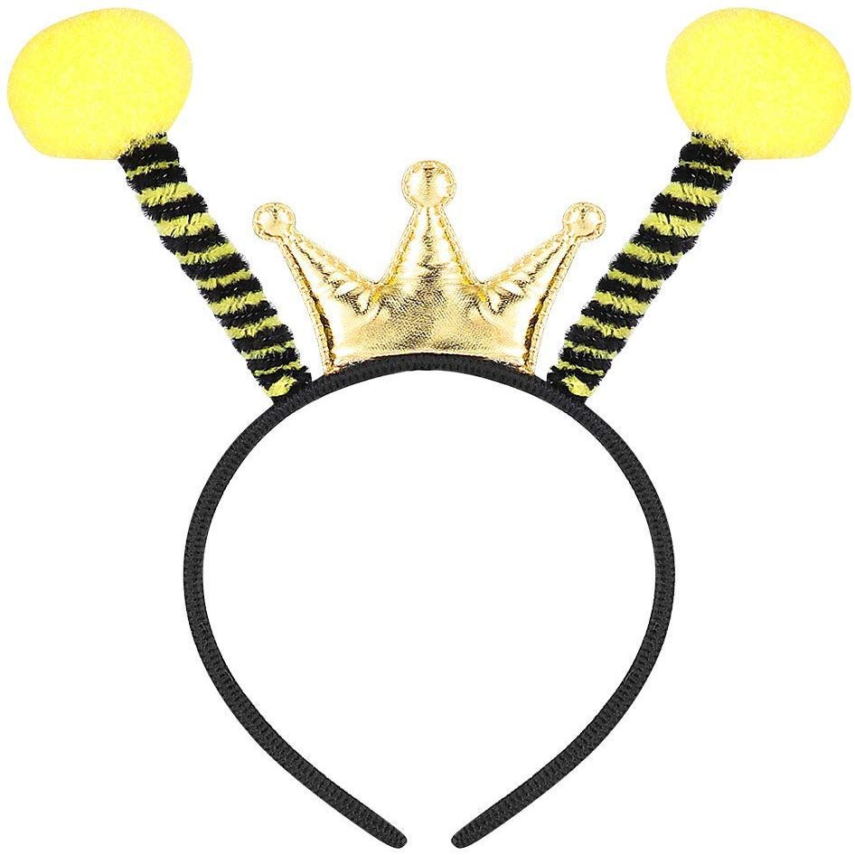 BinaryABC Halloween Bee Headband & Antenna Ball Headband - Costume Accessories