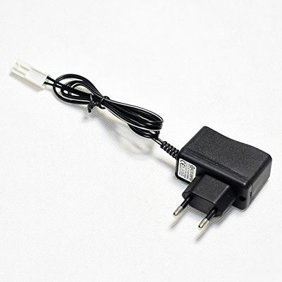 6V 250mA EU Charger EL-2P Female Plug Positive to Square for NiMH NiCD RC Model Battery