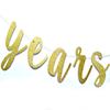 11 Years Loved Banner Sign Gold Glitter for 11th Birthday Party Decorations Anniversary Decor Pre-assembled Bunting Photo Booth Props view 2