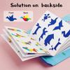 Beestech Wooden Tangram Puzzle Book, Travel Games for Kids in Car, Plane or Take Out for Restaurant, Educational Learning Puzzles Toys, On The Go Toys for Kids, Boys, Girls 3,4,5,6,7,8 Years Old view 3