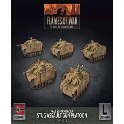 Flames of War: German Fallschirmjger StuG Assault Gun Platoon (Late-War)