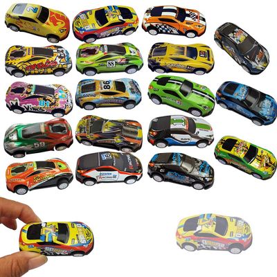 Himeeu 18Pcs Metal Pull Back Racing Car Toy Die Cast Race Cars Vehicles Friction Powered Toddler Boy Toys 2.7 Inch