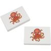 Azeeda 2 x 45mm 'Octopus' Erasers/Rubbers (ER00022511) view 1