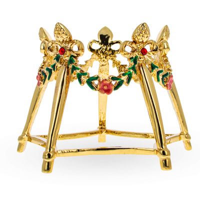 BestPysanky Royal Palace Egg Display Stand Holder 2.1 Inches Tall