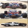 GPM For Traxxas Rustler 4X4 VXL (67076-4) Upgrade Parts Aluminum Front + Rear Shocks (Low Center of Gravity Version) - 4Pc Set Red view 3