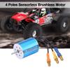 Brushless Motor, 2430 8200KV 4 Poles Electric Motor RC Brushless Racing Motor with 2mm Shaft Fit for 1/16 1/18 RC Model Car Car Model Accessory 8200Kv Brushless Motor 8200Kv view 4