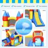 BOUNTECH Inflatable Bounce House, Bouncy House for Kids 5-12 Indoor Outdoor Party Family Fun with 780W Blower, 50PCS Balls, Portable Toddler Bouncy Castle for Yard, Park, Backyard Birthday Party Gifts view 4