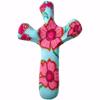 Calypso Studios by First & Main 3" Pink Garden Comforting Clay Pocket Cross view 1