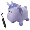 Farm Hoppers Fantasy Hopper Inflatable Toddler Safe Bouncing Purple Mane Unicorn Plus Pump view 1