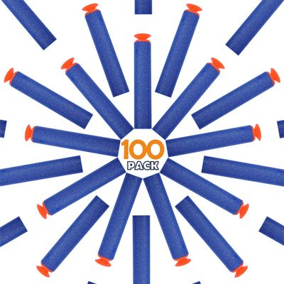 YagoDago Refill Darts Universal Suction Dart Foam Bullet 100-Dart Refill Pack for Nerf N-Strike Elite Series Blasters Toy Gun