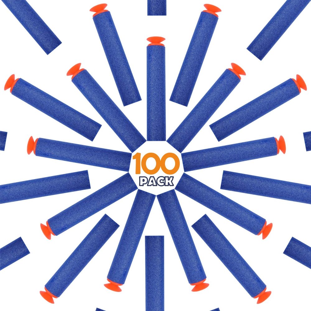 YagoDago Refill Darts Universal Suction Dart Foam Bullet 100-Dart Refill Pack for Nerf N-Strike Elite Series Blasters Toy Gun