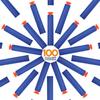 YagoDago Refill Darts Universal Suction Dart Foam Bullet 100-Dart Refill Pack for Nerf N-Strike Elite Series Blasters Toy Gun view 1