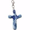 Calypso Studios by First & Main 3" Blue Garden Comforting Clay Cross Clip view 1