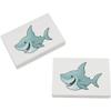 Azeeda 2 x 45mm 'Shark' Erasers/Rubbers (ER00022514) view 1