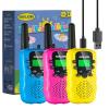 Walkie Talkies for Kids Rechargeable, 2000 mAH Last 3-4 Days 2 Way Radios Toys for 3-12 Year Old Boys Girls to Outside, Camping, Hiking Christmas Birthday Holiday Stocking Stuffers Presents view 1
