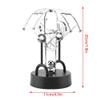 Hztyyier Electronic Perpetual Motion 11 * 20 cm Bilateral Rotation Physical Swing Toy Newton's for Office Home Decoration view 2
