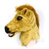 SHENGUS-Mask Halloween Party Novelty Furry Animal Brown Horse Mask Animal Carnival Moving Mouth Masks (Color : Brown) view 1