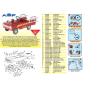 Pedal Car Parts, AMF Plastic Rosettes Hubcap Inserts view 4