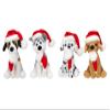 Plushland Xmas Pawpal with Santa Hat Stuffed Animals Plush Puppet Dog 8 Inches for Kids - A Perfect Christmas Day Gift on This Holiday for Babies (Christmas Dog Assortment) view 1