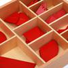 Baby Toy Montessori Cut-Out Labeled Fraction Circles 1-10 and 11-20 Teaching Aids Education Preschool Kids Brinquedos Juguetes (1-10 Decomposition) view 2