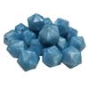 Alenybeby 50pcs 14mm Silicone Polygon Pearl Beads for Pen Silicone Geometric Icosahedron Shape Beads Hexagon Bulk Bead for Keychain DIY Mom Woman Lanyards Craft Jewelry Making view 1