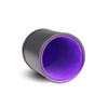Leather Dice Cup with 5 Casino Dice, Purple view 3
