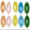 10 Mixed 5 Colour Cearmic Plate Dish Bowl Dollhouse Miniatures Food Kitchen Size M by 1 Shop for You No 36 view 3