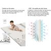Baby Crawling mat Baby Play mat Double-Sided Folding Waterproof Non-Slip Dirty-Resistant Non-Toxic Easy to Clean, Suitable for Toddlers, Furniture mats. (Hills+Paradise) view 3
