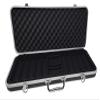 DA VINCI Black ABS Poker Chip Case with 500 Chips Capacity - Upgraded Ding Proof Side Panels view 1