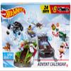 Hot Wheels Advent Calendar 24 Day Holiday Surprises with Cars and Accessories Ages 3 and Older view 1