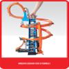 Hot Wheels Sky Crash Tower Track Set, 2.5+ ft / 83 cm High with Motorized Booster, Orange Track & 1 Hot Wheels Vehicle, Race Multiple Cars, Gift for Kids 5 to 10 Years Old & Up view 3