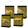 16 PCS Construction Party Goodie Favor Candy Treat Bags for Construction Birthday Party Supplies Construction Theme Party Truck Gift Bags for Kids Boys view 1