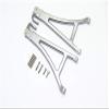 GPM for TRAXXAS-1/10 E-REVO 2.0 VXL 86086-4 Aluminum Front Lower Suspension ARM -10PC Set (Gray) view 1