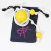 AroundSquare roundSquare MoKnuckles - Delrin - Single Ball - Begleri Skill Toy (Yellow) view 1