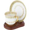 Bard's Demi-Tasse Walnut MDF Cup and Saucer Stand, 3.5" H x 3.5" W x 4.5" D, Pack of 12 view 2