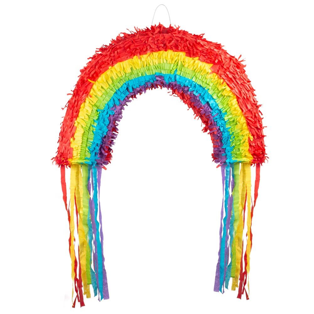 Boland 30944 Pinata Rainbow, Size 37 x 58 cm, for Filling, Cardboard, Party Game, Children's Birthday, Birthday Games, Gift, Gift Idea, Surprise
