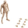 INSO Body-kun Action Figure Set, Action Figure Models for Artists, 5.9 Inch (Skin) view 1