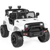 Best Choice Products 12V Kids Electric Vehicle Toy Ride On Car with Parent Remote Control for Toddlers, Seat Harness, 61 lbs Weight Capacity, Locking Doors, Spring Suspension, Bluetooth - White view 1