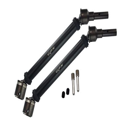 GPM Upgrades Aluminum Body & Steel Joint Adjustable F/R CVD for 1/10 E-Revo VXL Rushless (86086-4) RC Cars (Black)